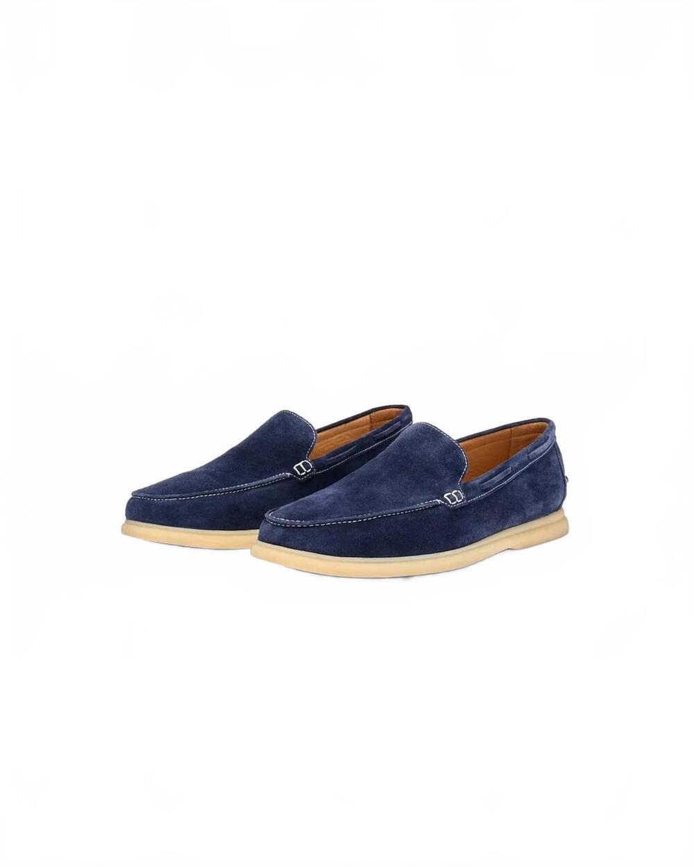 NEW JOHNNIE-O men's malibu slip-on moccassin in abyss